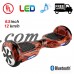 LEQI 6.5 Inch Hoover Board Hoverboard UL Certified Smart Drifting Scooter Skateboard Self-Balancing Two-Wheel Scooter, Female Red   570913957